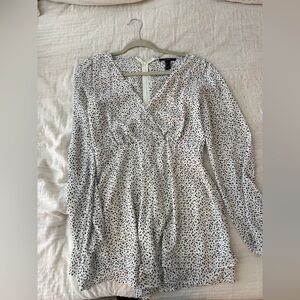 Black and White Polka Dot Dress